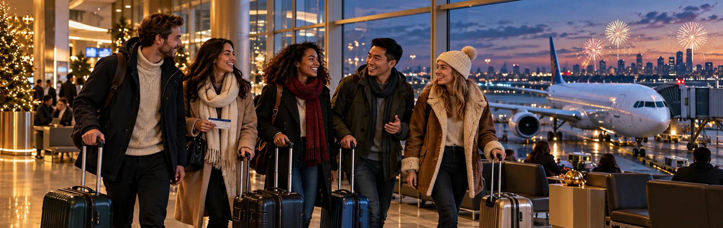 Best Group Flight Options for a New Year's Celebration